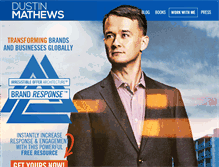 Tablet Screenshot of dustinmathews.com